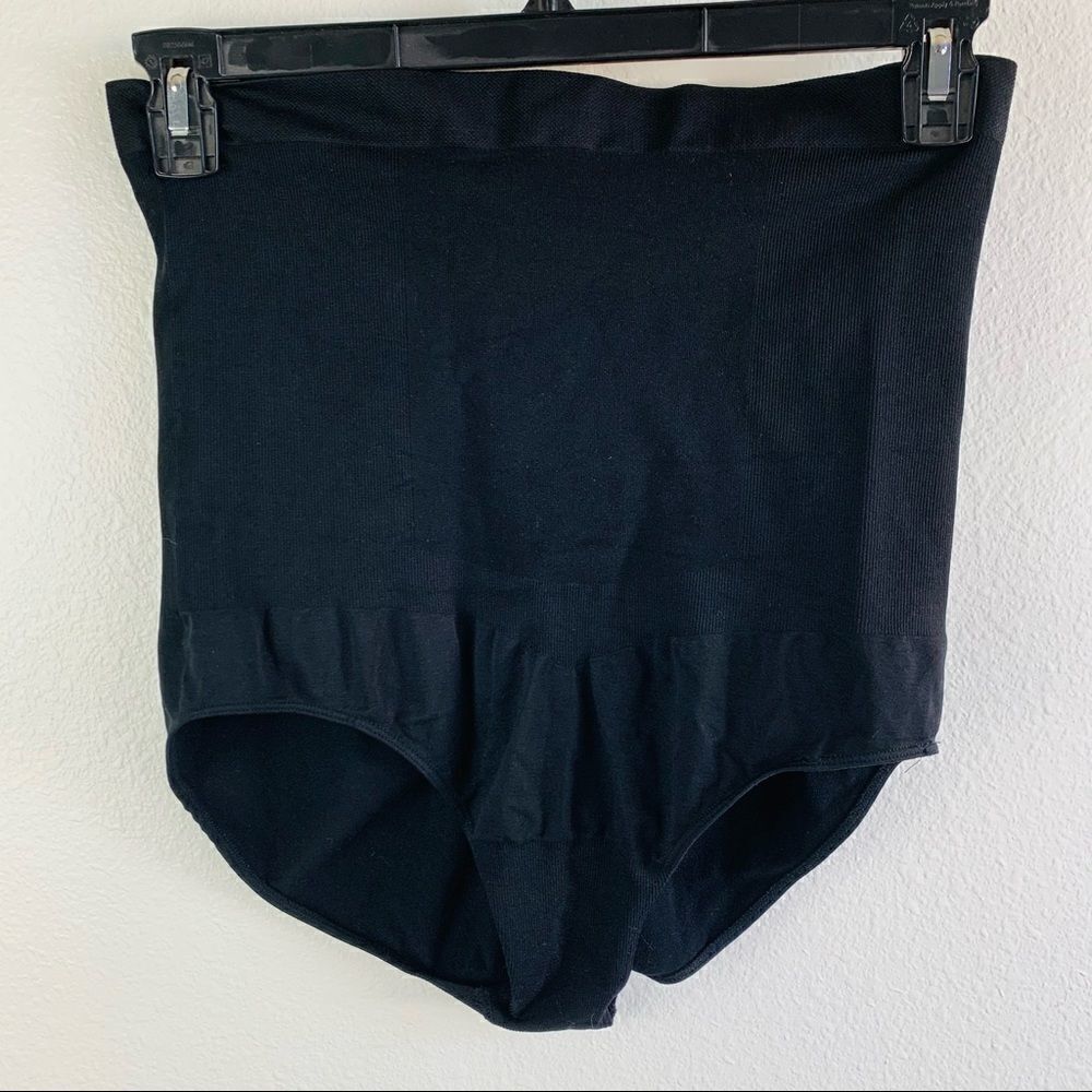 Black High Rise Shaper Panties‎